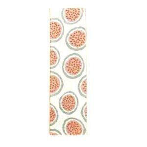 Marigold Tropical Patterned Poly Tube Floor Runner NWT